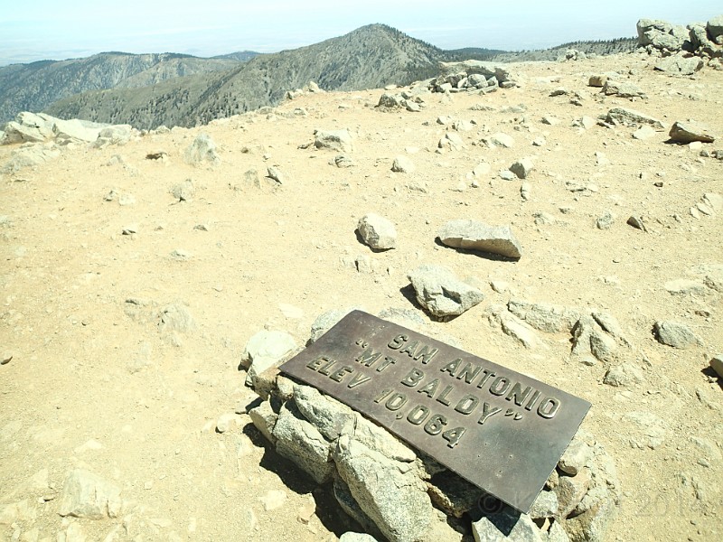 2014 Mt Baldy Cali 065.JPG - Summit Mt San Antonio (Mt Baldy) California